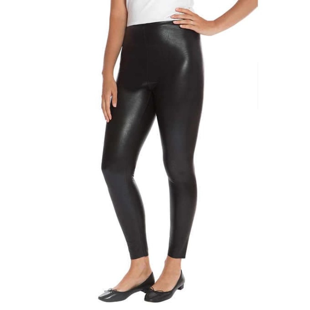 Mario Serrani Women's Pull On Faux Leather Legging